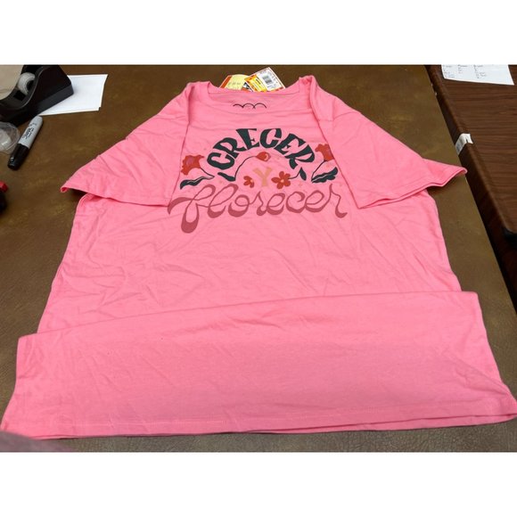 Latino Heritage Month Adult JZD Gender Inclusive Short Sleeve T-Shirt Pink XXL - Picture 3 of 8